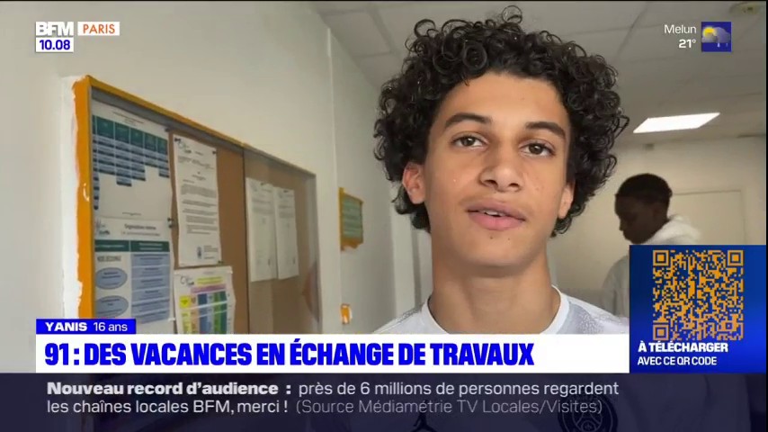 À Étampes, des jeunes rénovent un hôpital en échange d'une semaine de vacances