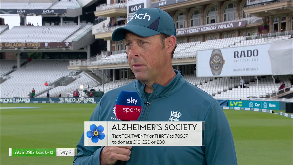 The ECB have teamed up with Alzheimer's Society for the first time in a bid to stump dementia out of the game. England Assistant Coach Marcus Trescothick discusses how the charity helps people affected by the disease.