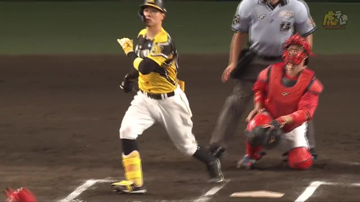 6回裏、佐藤輝明選手に一発が飛び出す！第12号勝ち越しソロホームラン！ #hanshin #虎テレ #阪神タイガース #ARE
