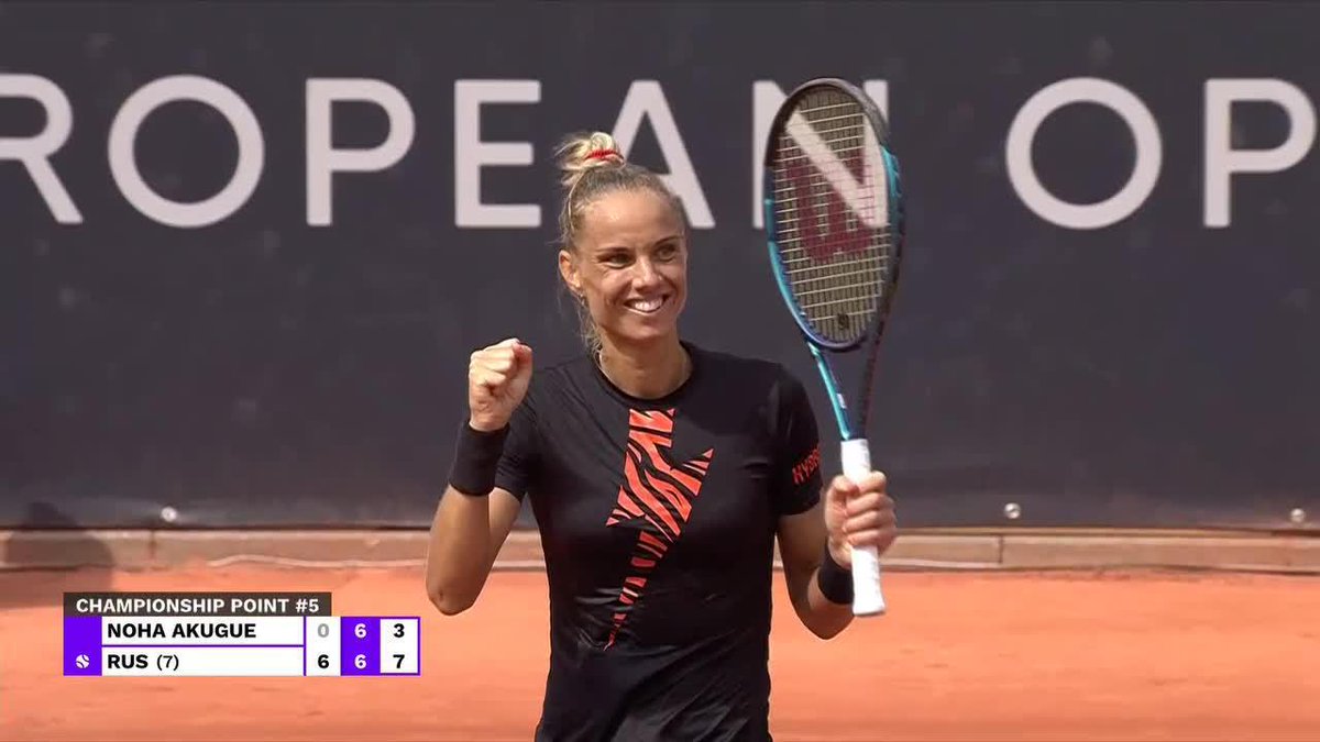 FIRST-EVER HOLOGIC WTA TOUR TITLE 🏆✨ Arantxa Rus completes her dream week in Hamburg! #HamburgOpen
