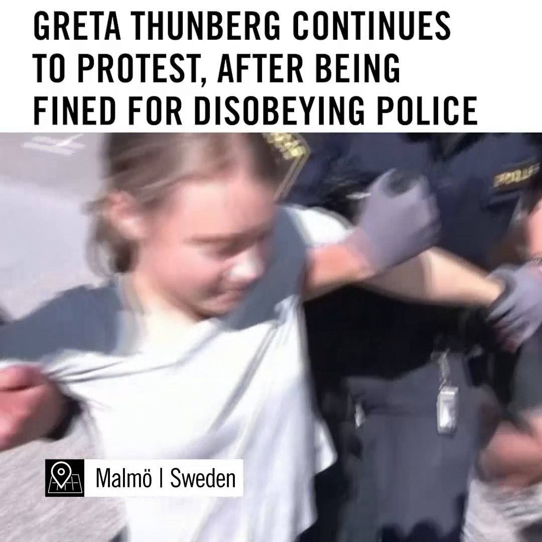 Greta Thunberg and other activists are protesting fossil fuel infrastructure, while governments are failing to urgently address the climate crisis 🌏
