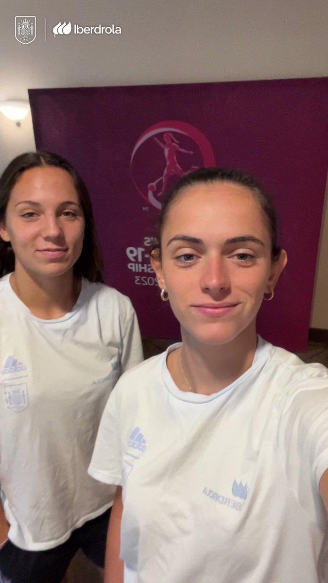 🗓️⚽️🇪🇸 Así es un día en la concentración de la 𝘀𝘂𝗯-𝟭𝟵 😱🤳 ¡¡Martina y Maite se hace con las redes de Selección Española Femenina de Fútbol!! 🔗 #U19WEURO