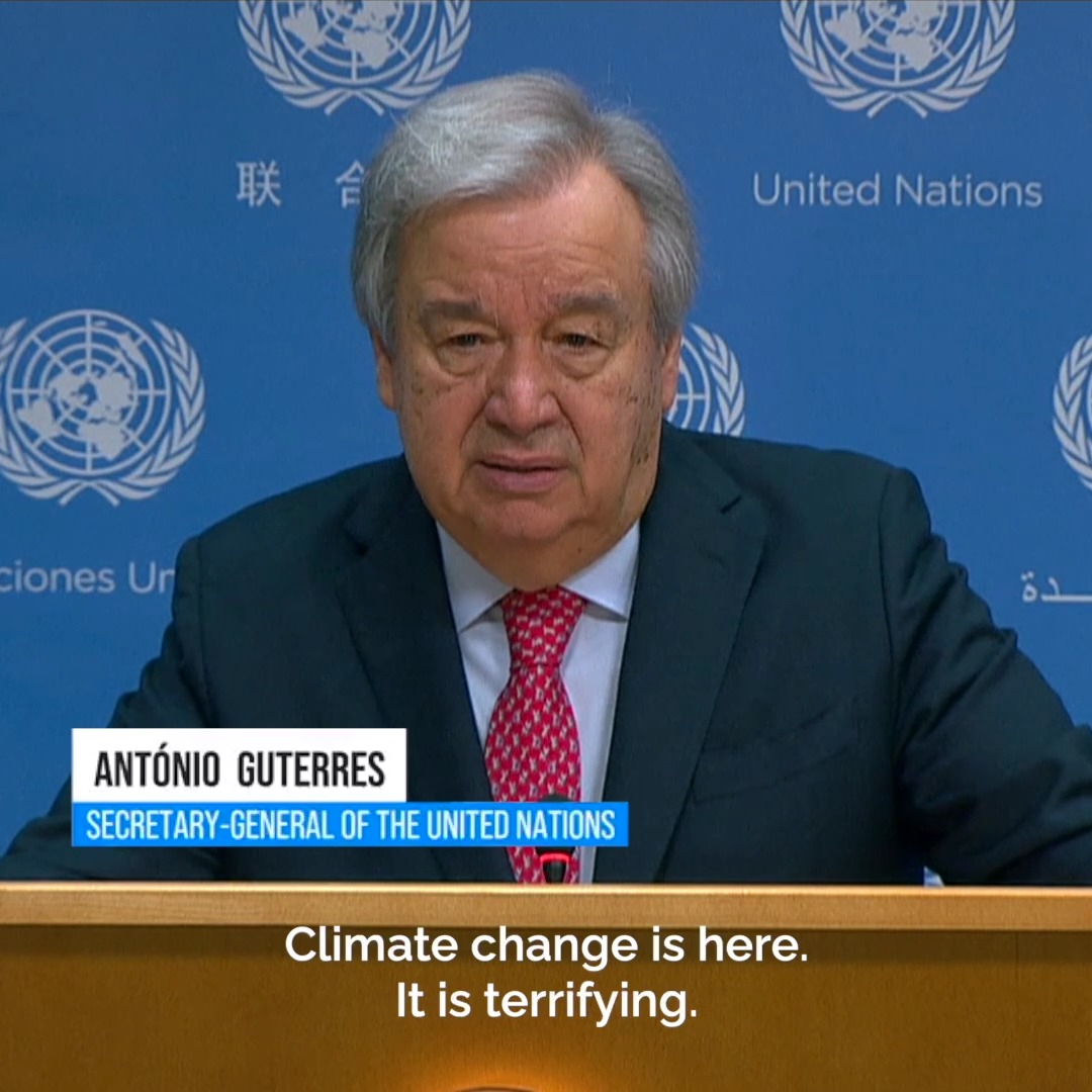 “No more hesitancy. No more excuses. There is simply no more time for that. It is still possible to avoid the very worst of climate change. But only with immediate #ClimateAction.” A strong reminder from @AntonioGuterres. ⬇️