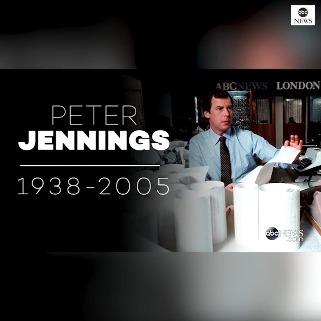 IN MEMORIAM: ABC News News anchor Peter Jennings was born 85 years ago today. Remembering an icon: