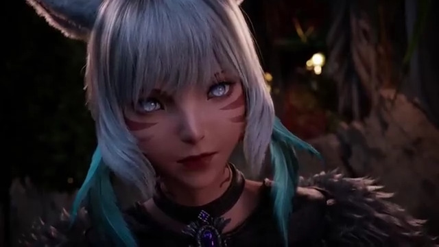 UMMMMMM??? did anyone else notice this little detail when y'shtola just suddenly looks down in shock during the teaser trailer for Dawntrail?