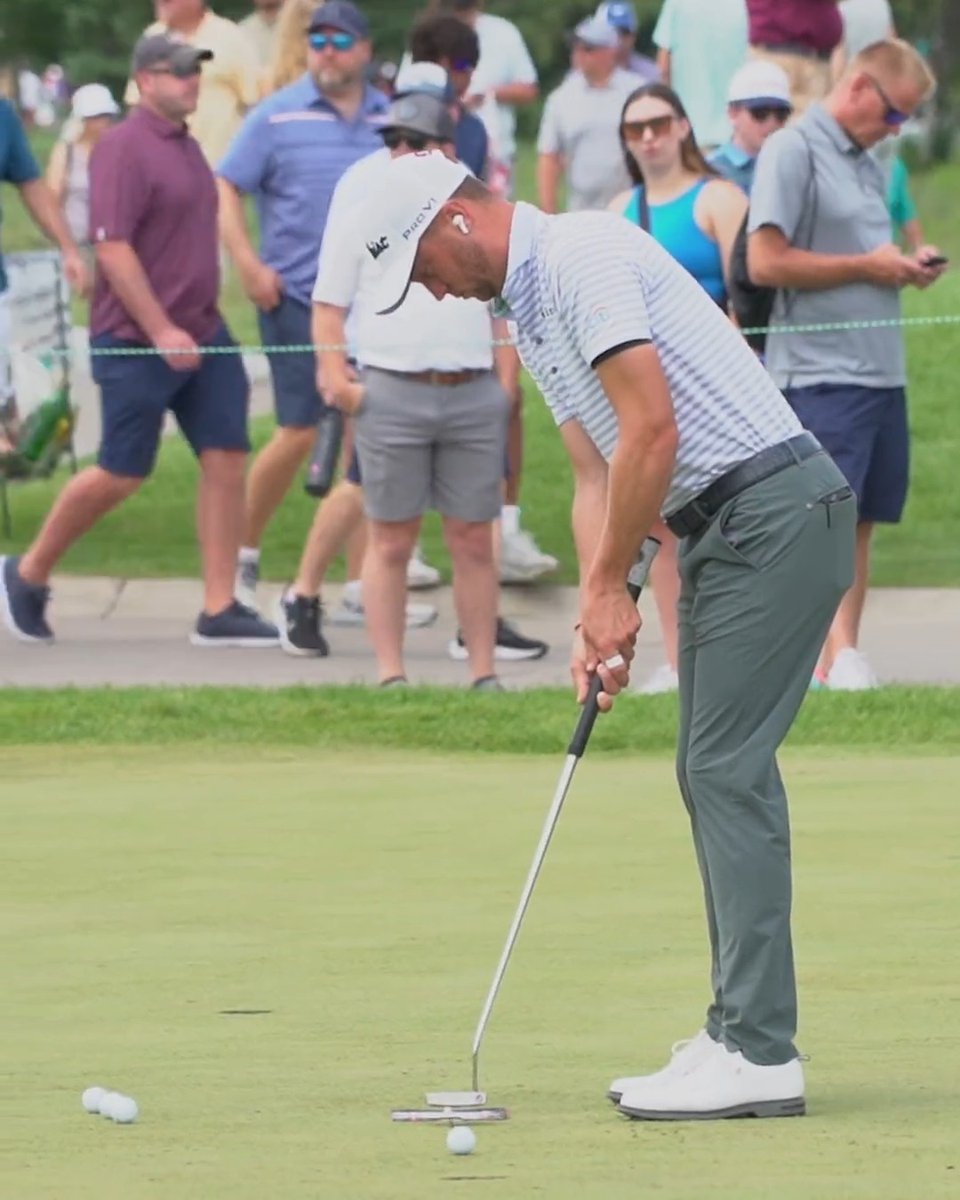 🚨⚙️ Justin Thomas is back grinding on the practice putting green after missing the cut at TPC Twin Cities #3MOpen