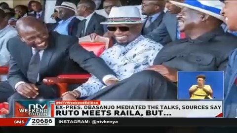 Ruto Meets Raila, But... President Ruto and Azimio leader Raila Odinga hold secret talks in Mombasa geared at striking a political truce between them #NTVWeekendEdition Olive Burrows Vincent Oduor