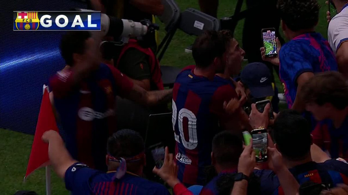 FERMIN LOPEZ PUTS IT TOP BINS TO MAKE IT 2-0 BARCELONA 😱