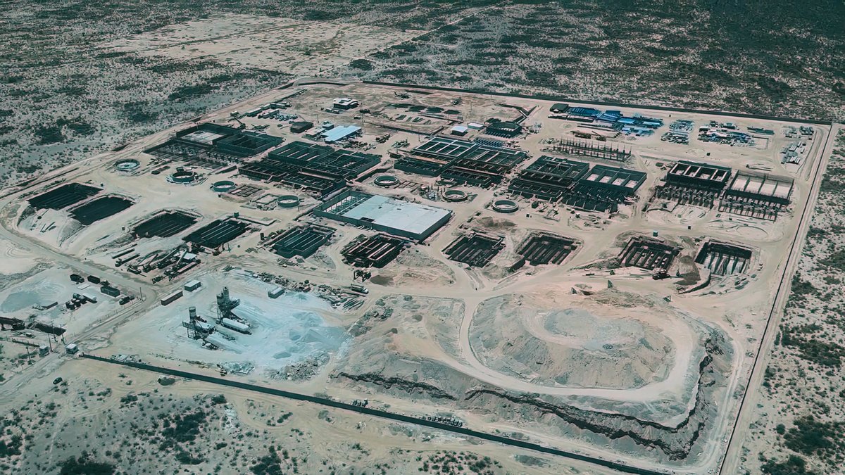 Así va la construcción de la planta potabilizadora de La Laguna; se terminará en octubre de este año.