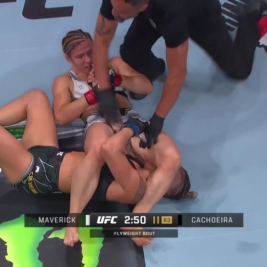 Miranda Maverick kicks off #UFC291 with a finish! Miranda Maverick locks the armbar in Round 3 💪