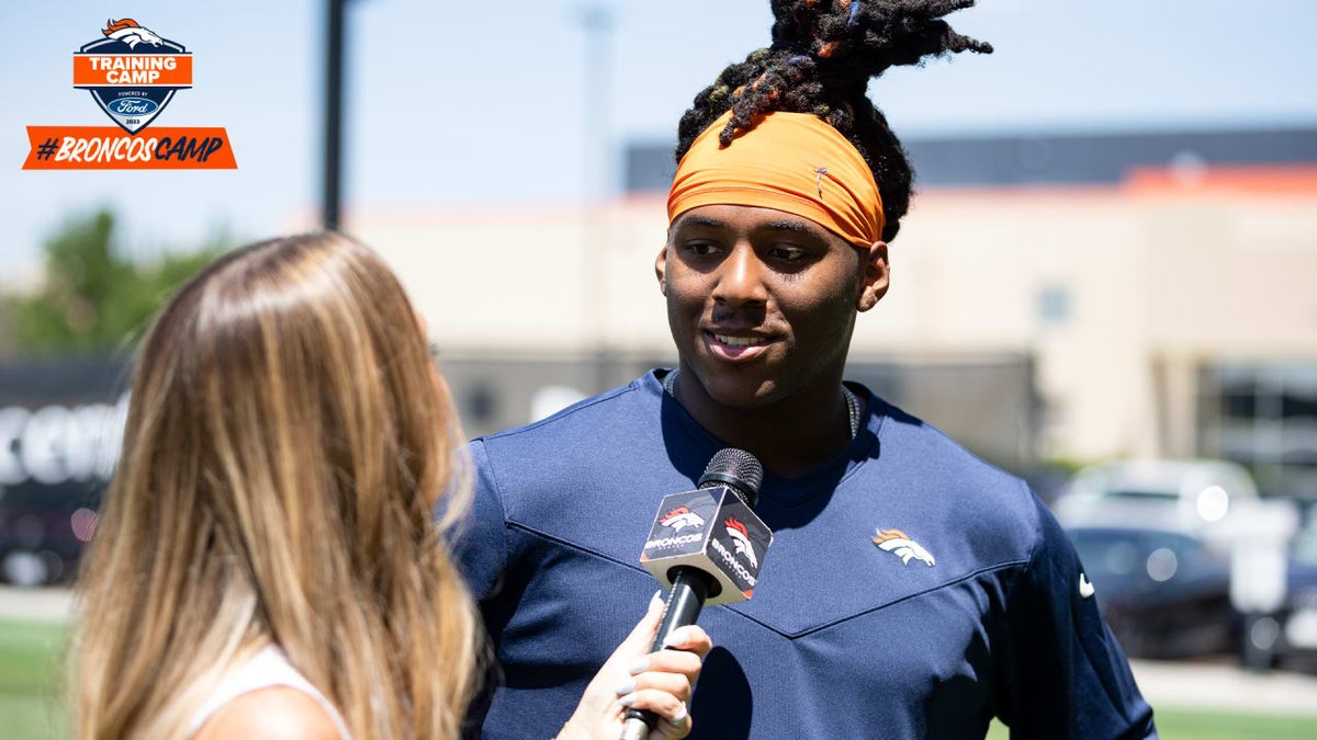 “All the [wide receivers] are different, especially their personalities.” 1-on-1 with Marquez Callaway on #BroncosCamp Daily 📺 »