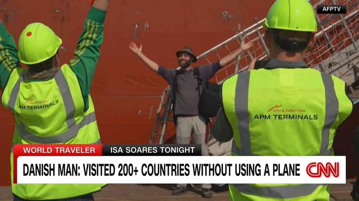 This man says he recently finished a 10-year journey, visiting more than 200 countries without using an airplane