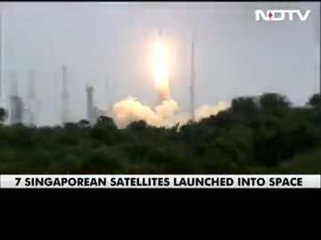 ISRO Rocket Carrying 7 Singaporean Satellites Lifts Off From Sriharikota Read here: