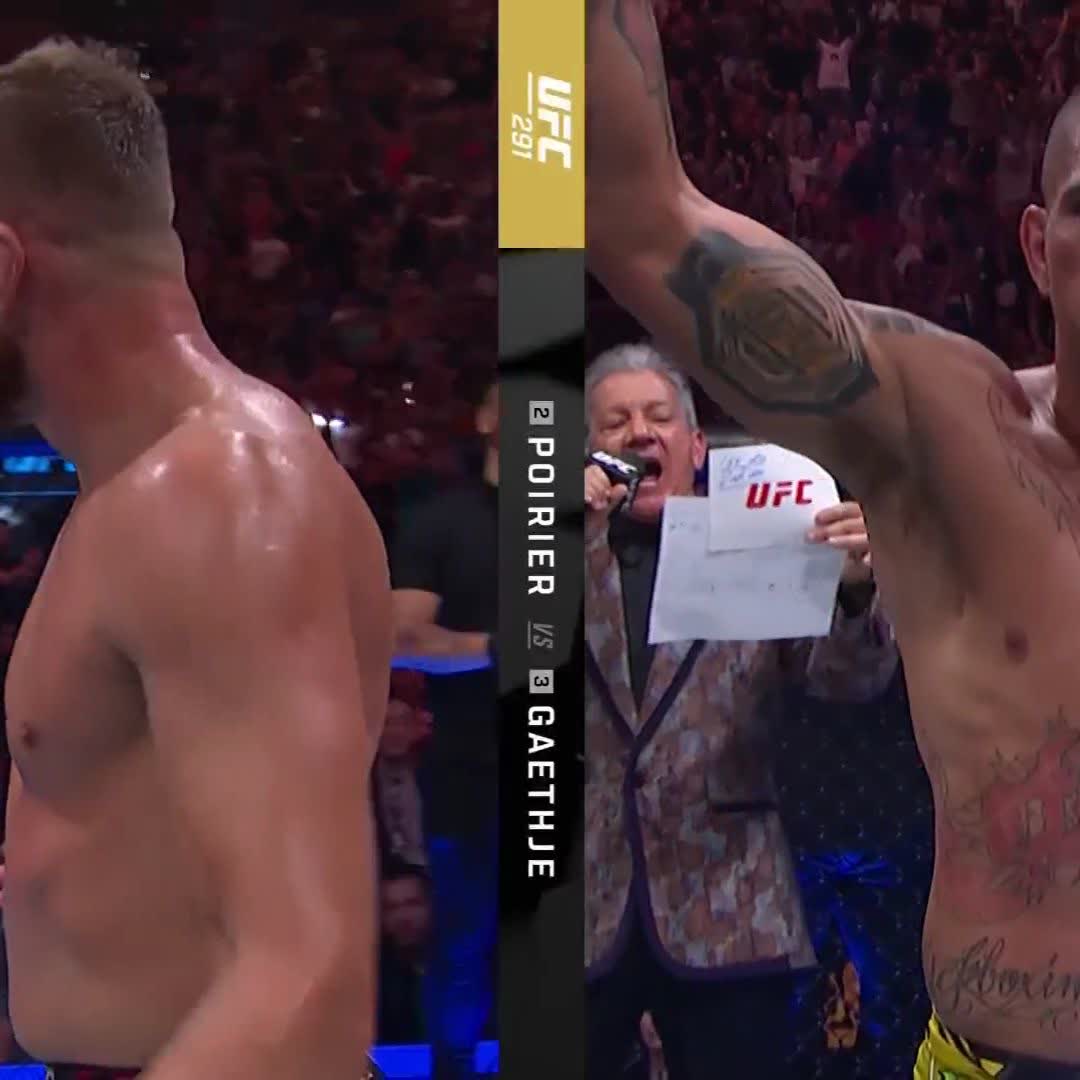 BY SPLT DECISION!! Alex "Poatan" Pereira takes a CLOSE one over Blachowicz at #UFC291!