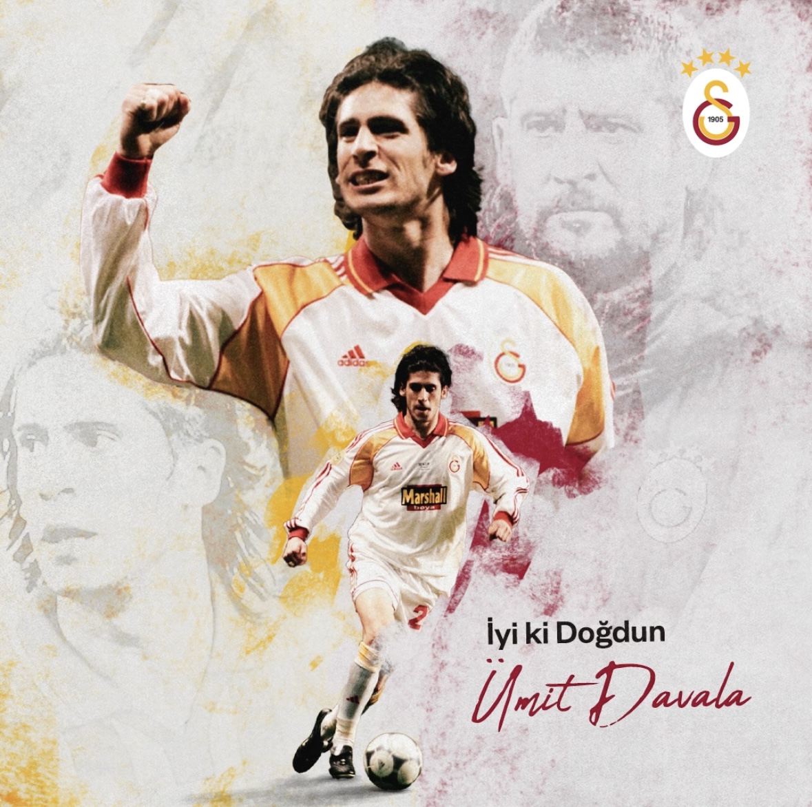 Bugün, efsane futbolcularımızdan Ümit Davala'nın doğum günü. 🎉 İyi ki doğdun Ümit Davala! 🎂