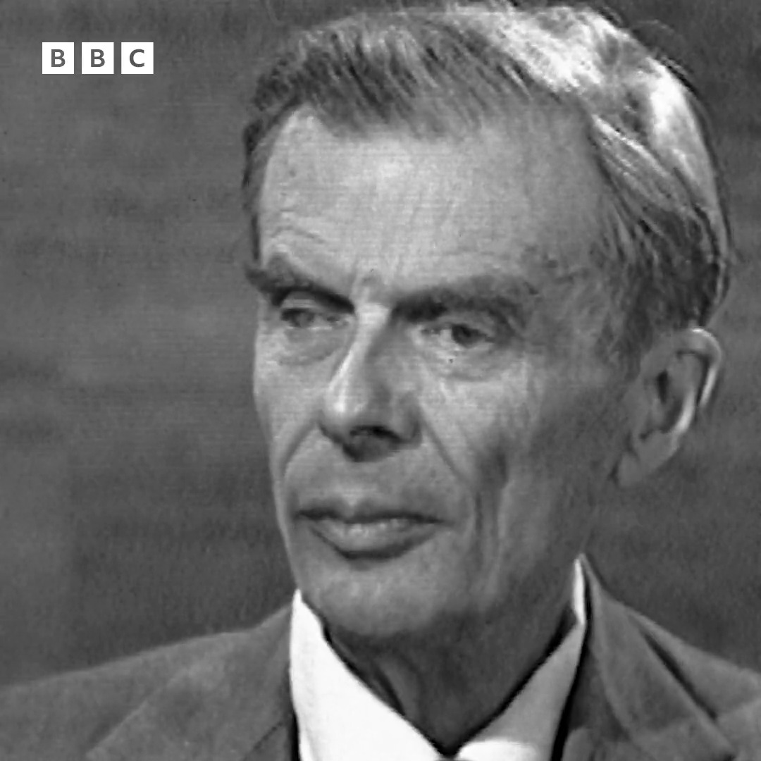 "Technology was made for man and not man for technology." #OnThisDay 1961: Brave New World novelist Aldous Huxley spoke with John Morgan about dystopian and utopian worlds and the increasing influence that technology was having over peoples lives.