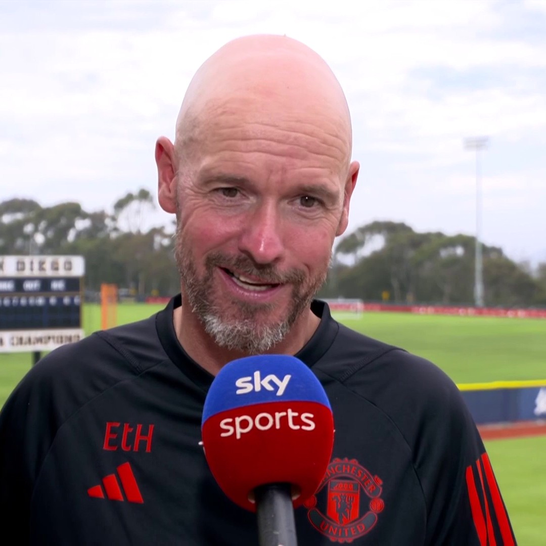 Ten Hag gets asked about Hojlund 🤣🇳🇱