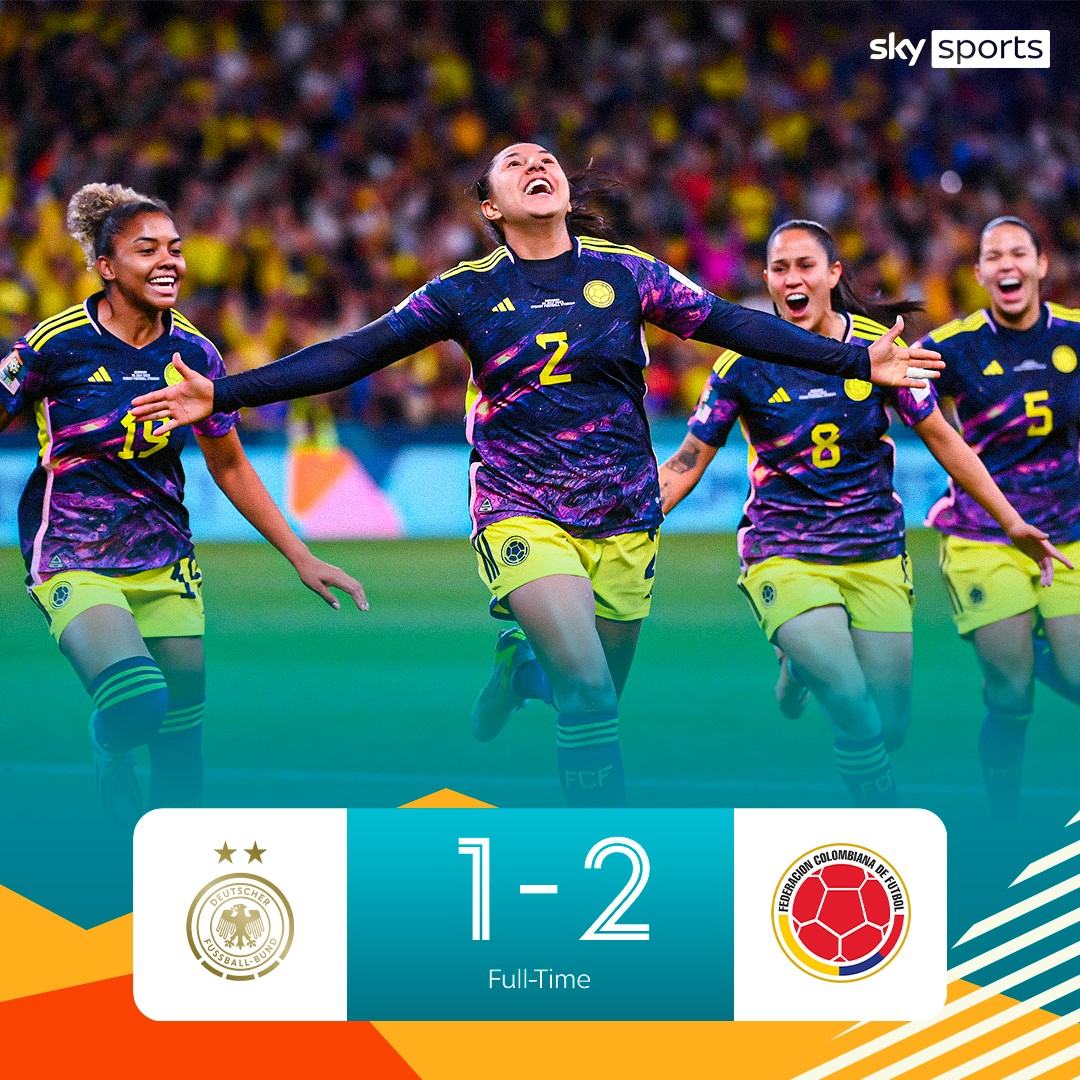 🗣️ "One of the BEST finishes to a football match I have ever seen!" Colombia score a 97th minute winner against Germany to progress from Group H in the World Cup 🇨🇴🏆