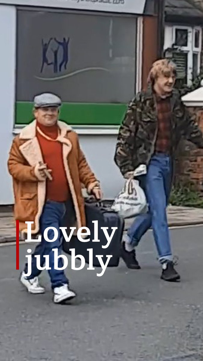 Mon dieu! Onlookers had a surprise when Only Fools and Horses' Rodney and Del Boy strolled past Matthew Colwill (Del Boy) and James Taylor (Rodney), both from Caerphilly, were on their way to Weston-super-Mare for the Jolly Boys' Outing More from Wales: