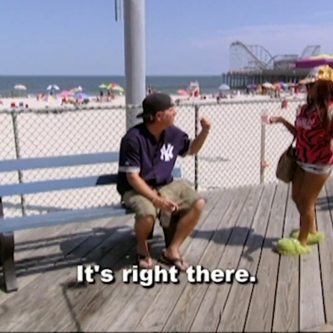 On this day 13 years ago, Nicole Polizzi was brave enough to ask "WHERE'S THE BEACH?!" and the rest is history 🏖️ #jerseyshore