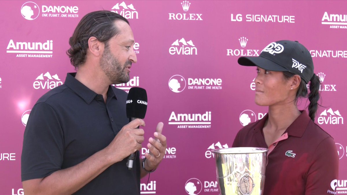 Céline Boutier : "Le rêve ultime" 🙏🏆🔝💚🇫🇷 ➡ Tour 4 ⛳ #EvianChamp LPGA 💌