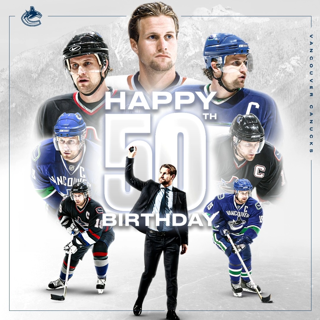 One of the best to ever do it in a #Canucks jersey. Happy 50th birthday, Nazzy! 🎉