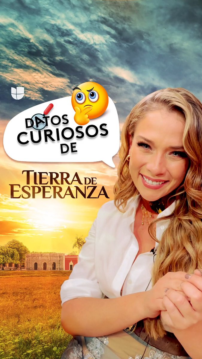 ¡No creerás los #FunFacts de @caromirandaof en #TierradeEsperanzaUS! 🥰🥰 Enamórate más este martes en el gran estreno a las 9p/8c por @univision