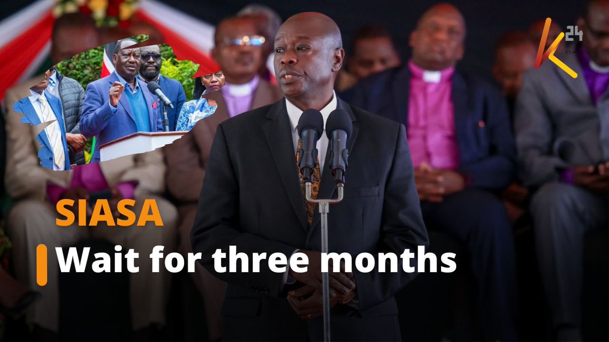 “If in the next two or three months, you are of good behaviour we shall return the men to guard you, lakini saa hii haiwezekani,” Gachagua to Azimio
