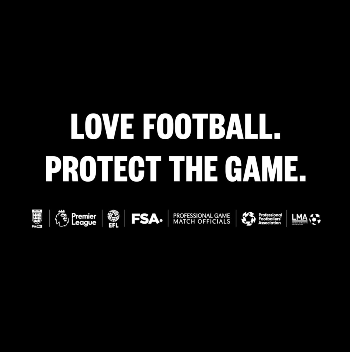 Football should be a safe and enjoyable experience for all. The FA, Premier League and EFL are introducing measures to help improve the behaviour of players, managers and coaches across the game, and address the issue of football tragedy abuse. #LoveFootball #ProtectTheGame