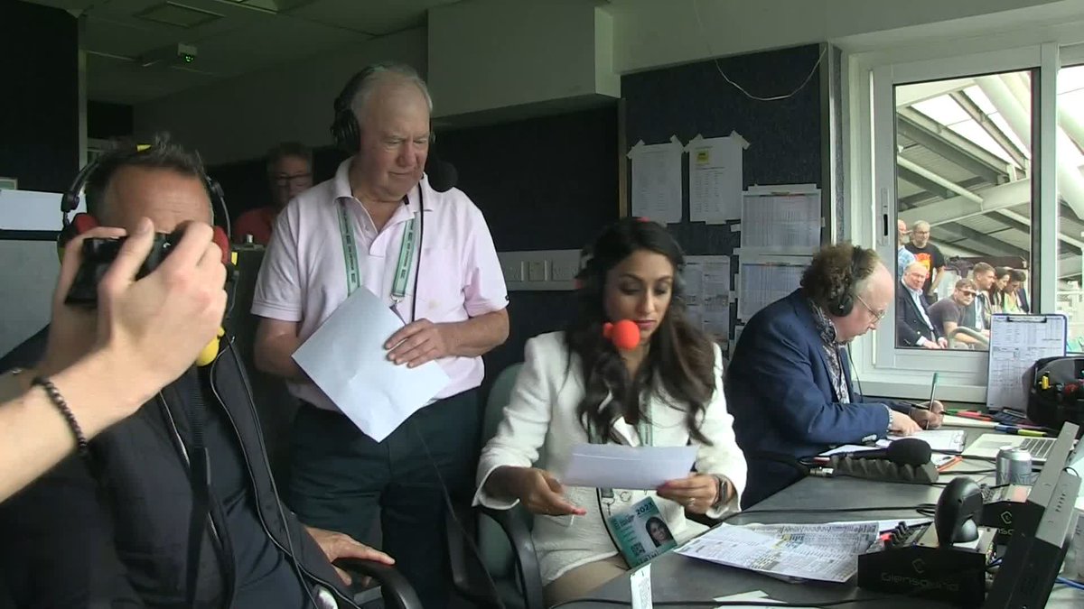 An emotional announcement from jim maxwell 😥🚢 #BBCCricket #Ashes