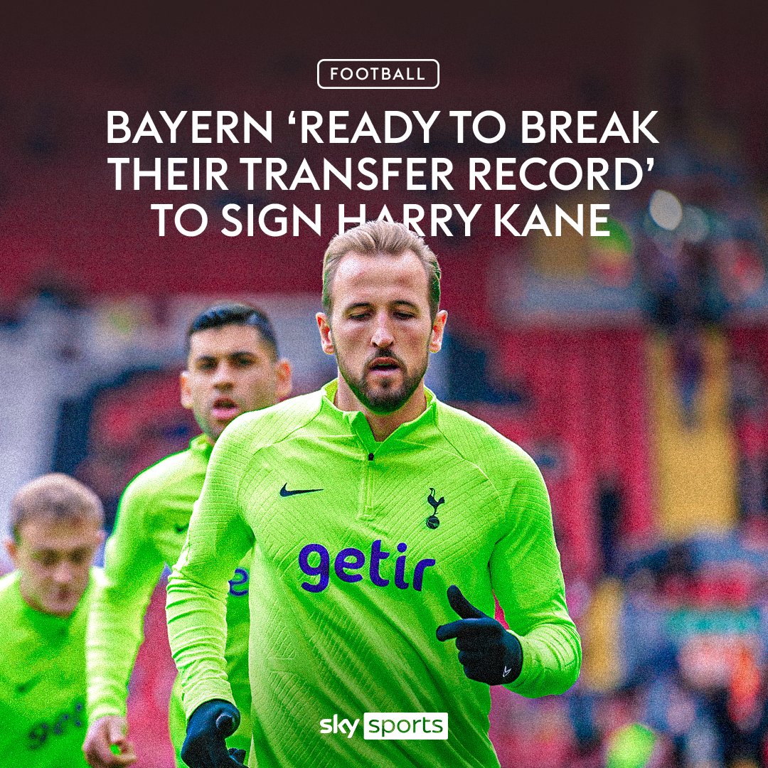 BREAKING: Bayern Munich are ready to break their €80m transfer record to sign Harry Kane 💰👇