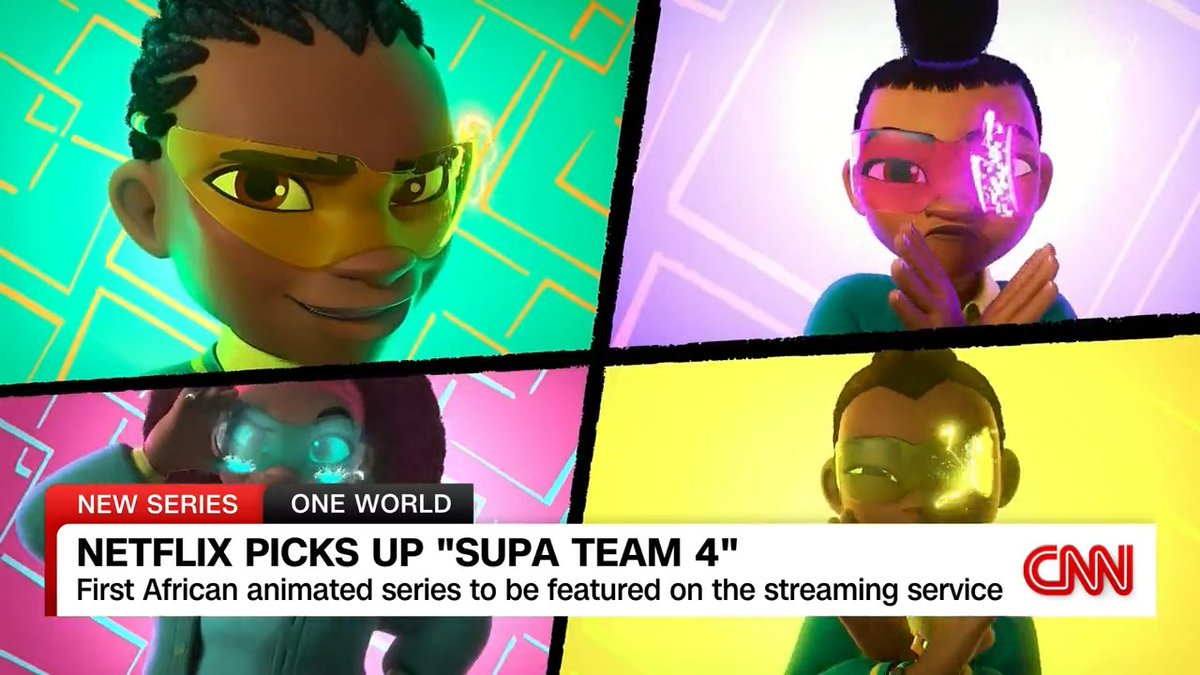 CNN speaks with the creator of "Supa Team 4," the first African animated show on Netflix