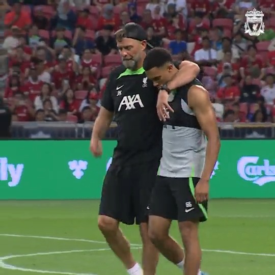 The moment Trent Alexander-Arnold found out he was going to be our vice-captain ❤️