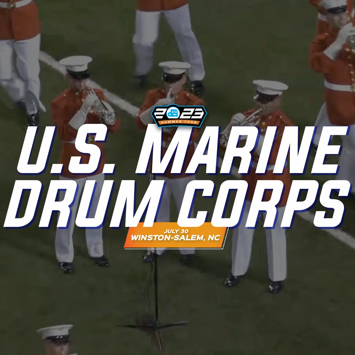 The incomparable @USMCDRUMCORPS! 🇺🇸 Watch the rebroadcast of Sunday's NightBEAT on July 31, 5 p.m. ET on FloMarching ➡️ #DCI2023