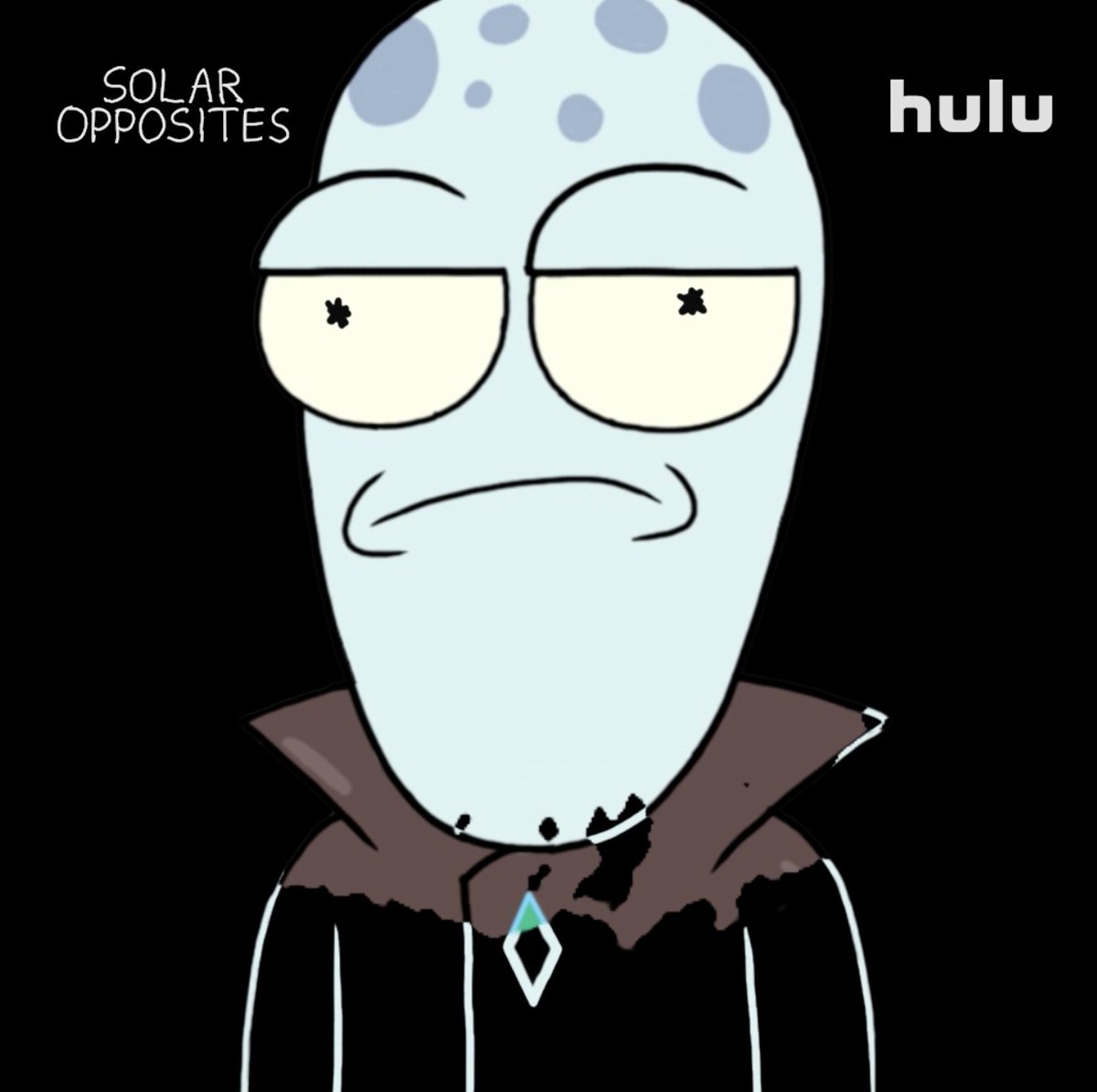 I'm both threatened and intrigued. The new season of #SolarOpposites premieres in 2 weeks.