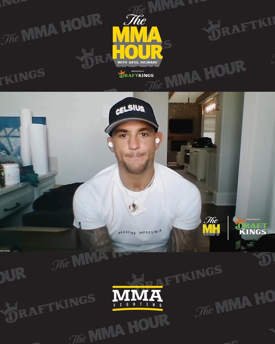 Dustin Poirier: “Khabib was better than me. I lost Saturday to somebody I think I’m better than." #TheMMAHour ▶️