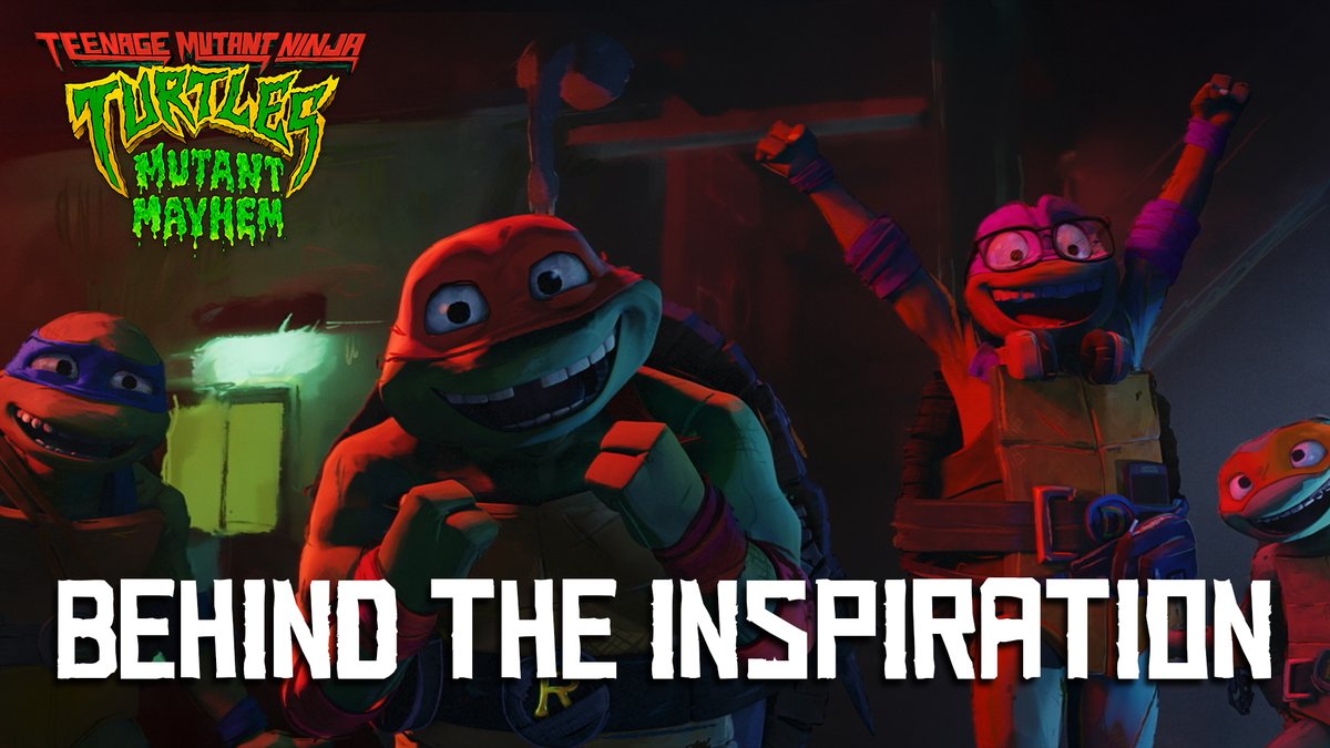 #TMNT #MutantMayhem featurette showing how Teenage Mutant Ninja Turtles started and highlighting the new film!