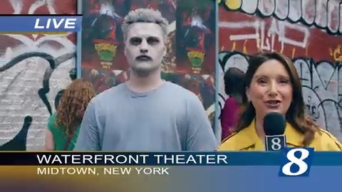 We found the Zombie Kid a.k.a Jonathan! He still has an awesome face paint job and is here with the first review of Teenage Mutant Ninja Turtles: #MutantMayhem! Get tickets now and see #TMNTMovie Now Playing in theatres everywhere.