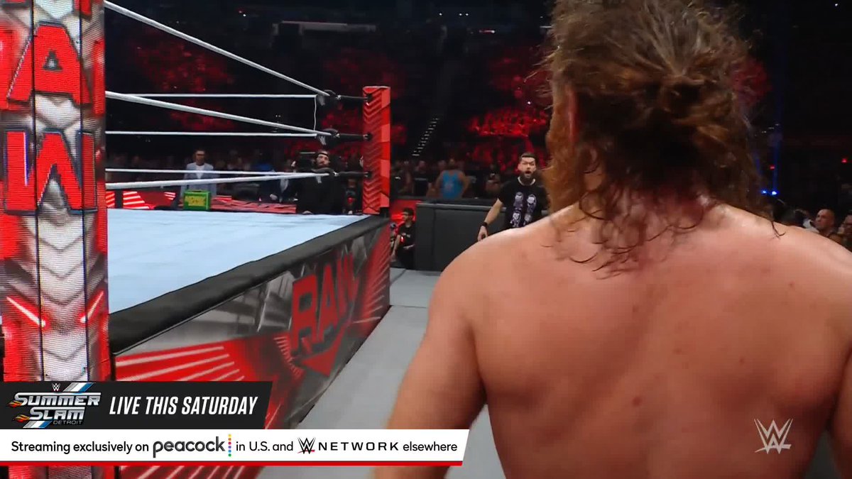 IS HE CASHING IN RIGHT NOW?!?!? #WWERaw