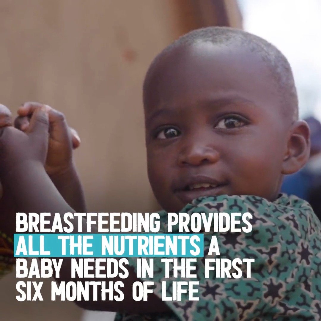 It’s #WorldBreastfeedingWeek! 🌍🤱🏽💫 Breastfeeding prevents hunger and malnutrition in all its forms, and has greater health benefits for parent and baby. WFP protects, supports and promotes breastfeeding around the world. 👶🏾🤰🏻 🍼