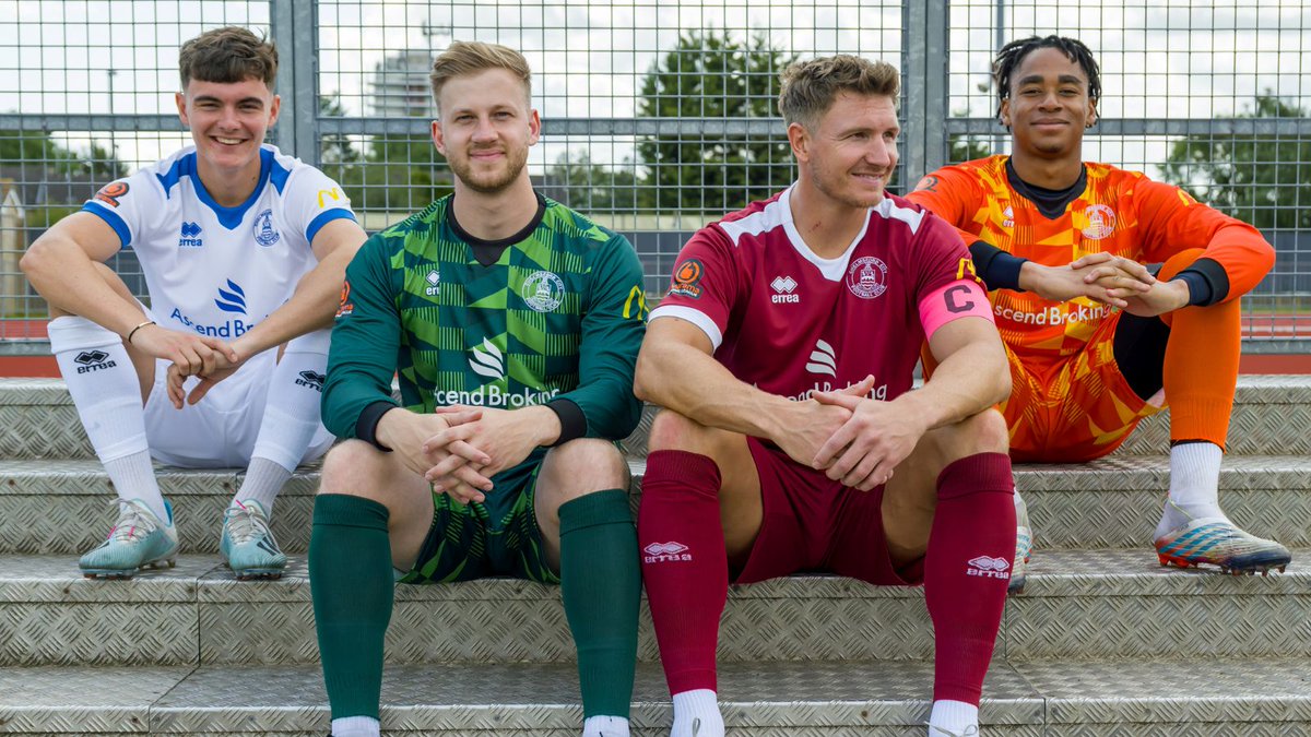 #𝐘𝐨𝐮𝐫𝐂𝐢𝐭𝐲𝐘𝐨𝐮𝐫𝐂𝐥𝐚𝐫𝐞𝐭𝐬 Introducing our brand new Home and Away Kits for our 2023/24 National League South Campaign #ManyMindsOneHeart