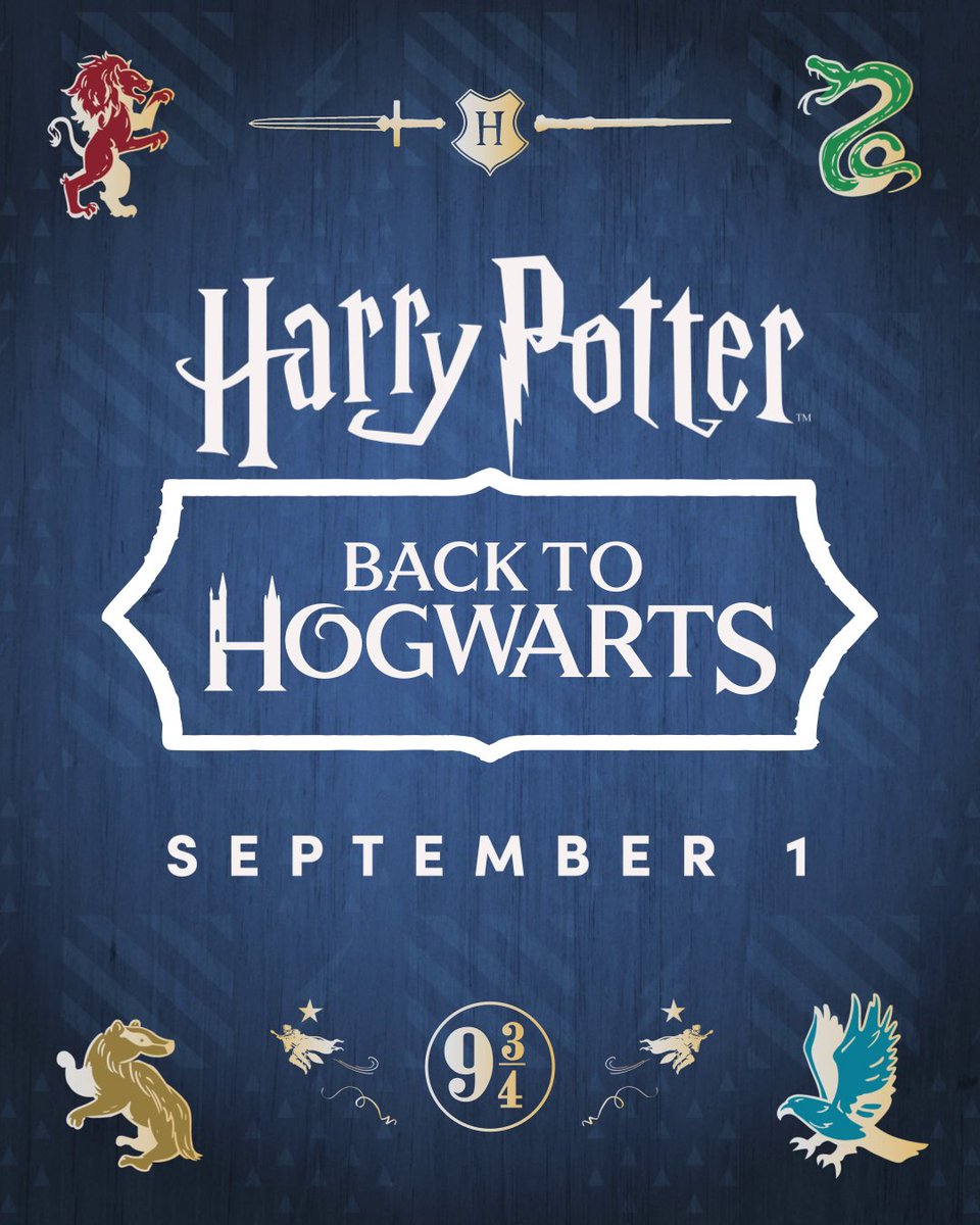 Pack your trunks, it's time to head #BackToHogwarts!