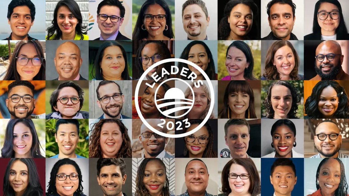 We’ve got exciting news! Our newest cohort of #ObamaLeaders is here! 🎉 Take a moment to meet all 100 members of the inaugural Leaders USA 2023 cohort and learn more about their impactful work: