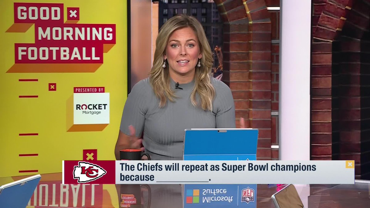 The Kansas City Chiefs will repeat as Super Bowl Champions because.... Jamie Erdahl tries to think of a team who could disrupt the pattern