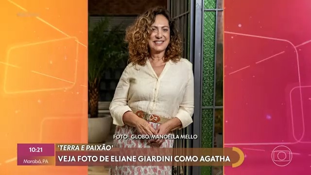 Avisa que Eliane Giardini está chegando como a misteriosa Agatha em #TerraEPaixão 👀 Bora acompanhar o que vai rolar nos próximos capítulos? #Encontro