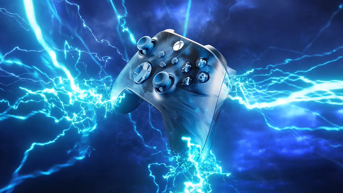 A storm is coming. 🌩️🎮 You can prepare by preordering the Stormcloud Vapor Special Edition controller now: