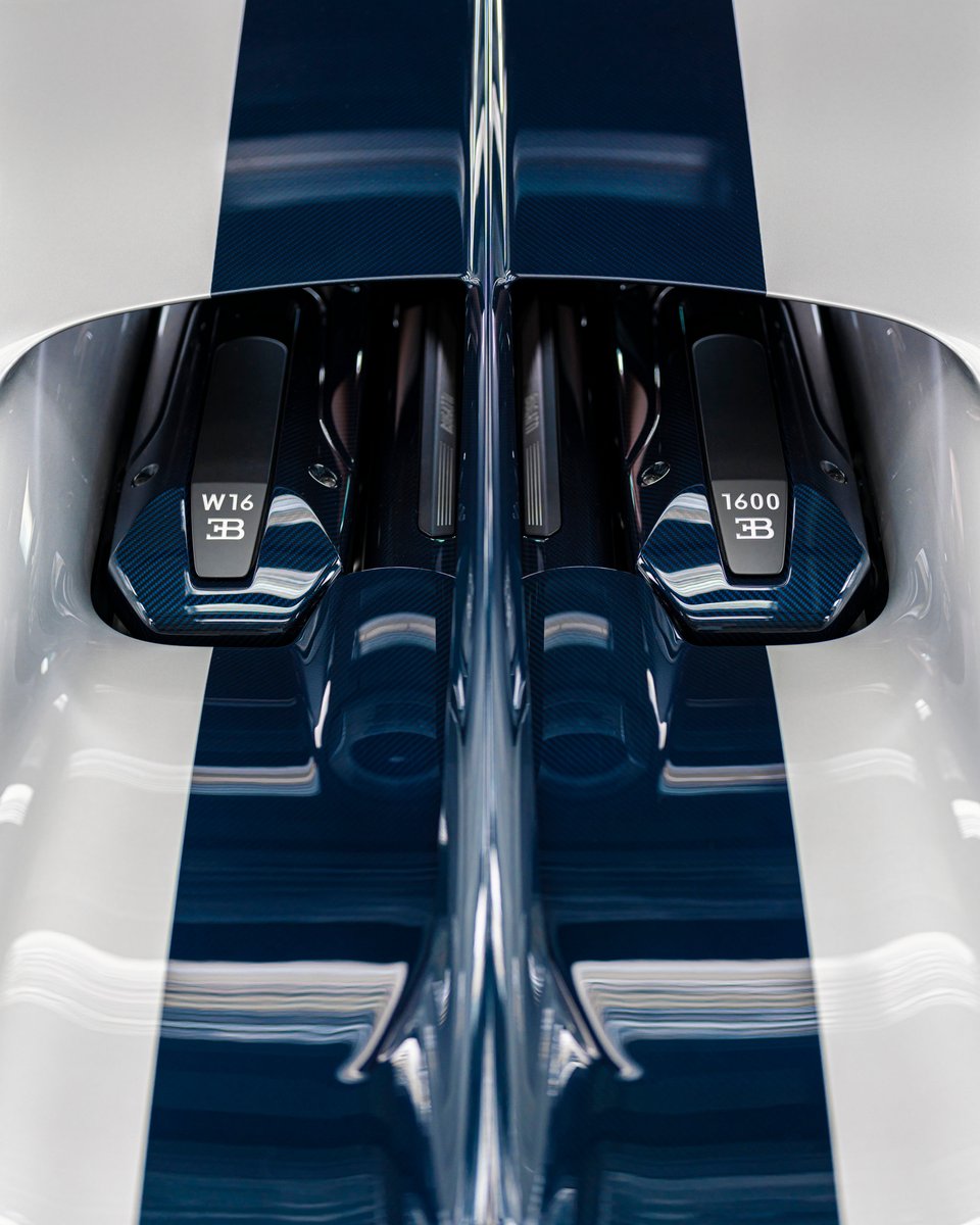 Epitomizing magnificence in abundance, this CHIRON Super Sport is a masterpiece in its own right – combining a rich Havana leather interior with a Blue Royal Carbon exterior. #BUGATTI #CHIRONSuperSport –