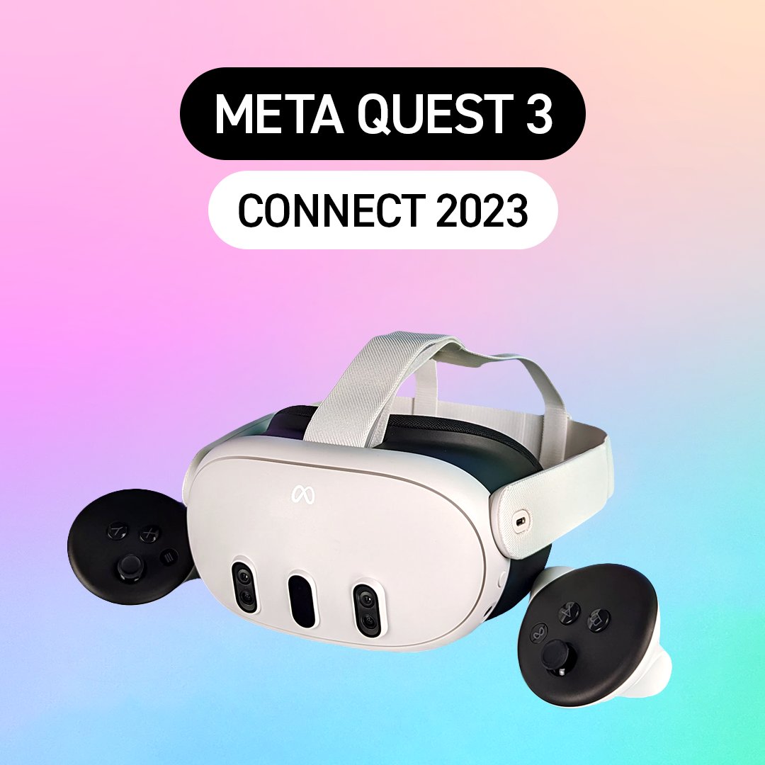 📣 Meta Quest 3. Meta Connect. Sept 27. 📣 #MetaQuest3 #MetaConnect2023