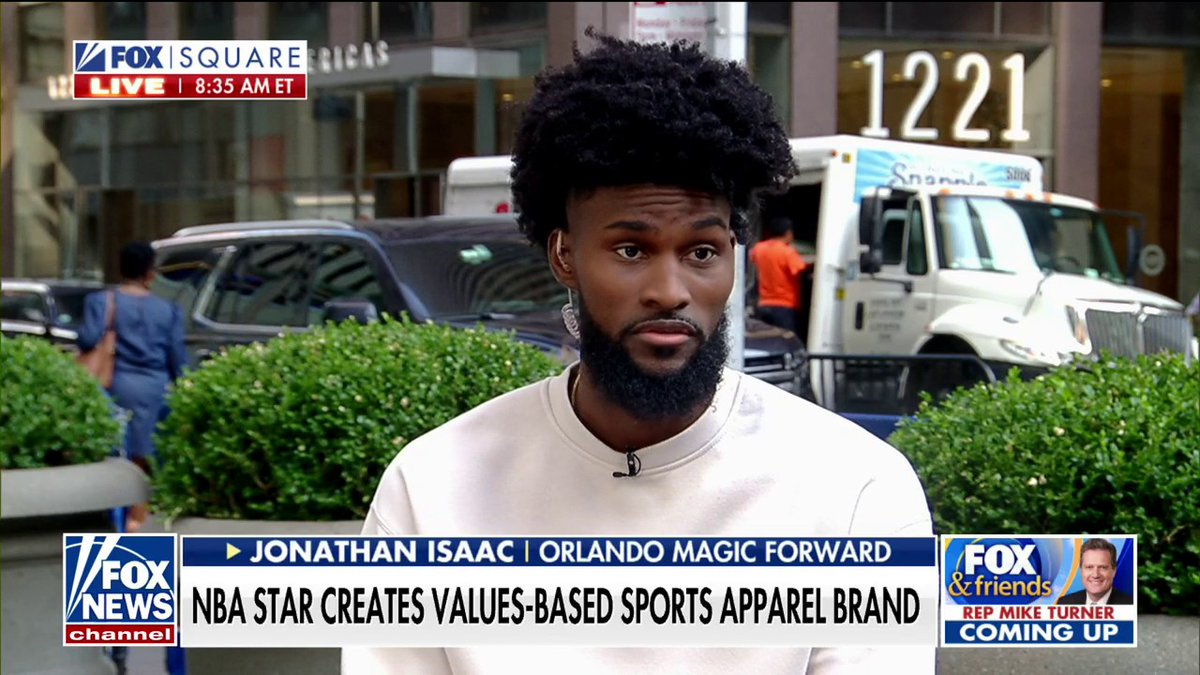 'VALUES MATTER': NBA player @JJudahIsaac reveals why he left Nike and created his own values-based apparel brand.