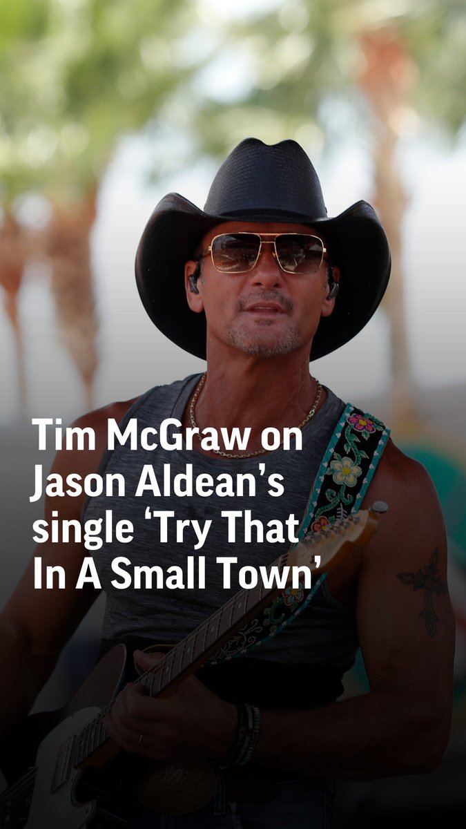 Tim McGraw shares his thoughts on Jason Aldean’s controversial “Try That in a Small Town” music video.